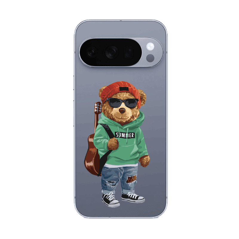 Google Pixel 10 Pro Summer Tedy Transparent Silicone TPU Θήκη